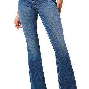 Good American Good Legs High Waist V-Back Flare Jeans